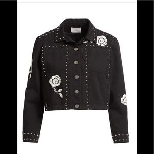 CINQ A SEPT Fatima studded jacket